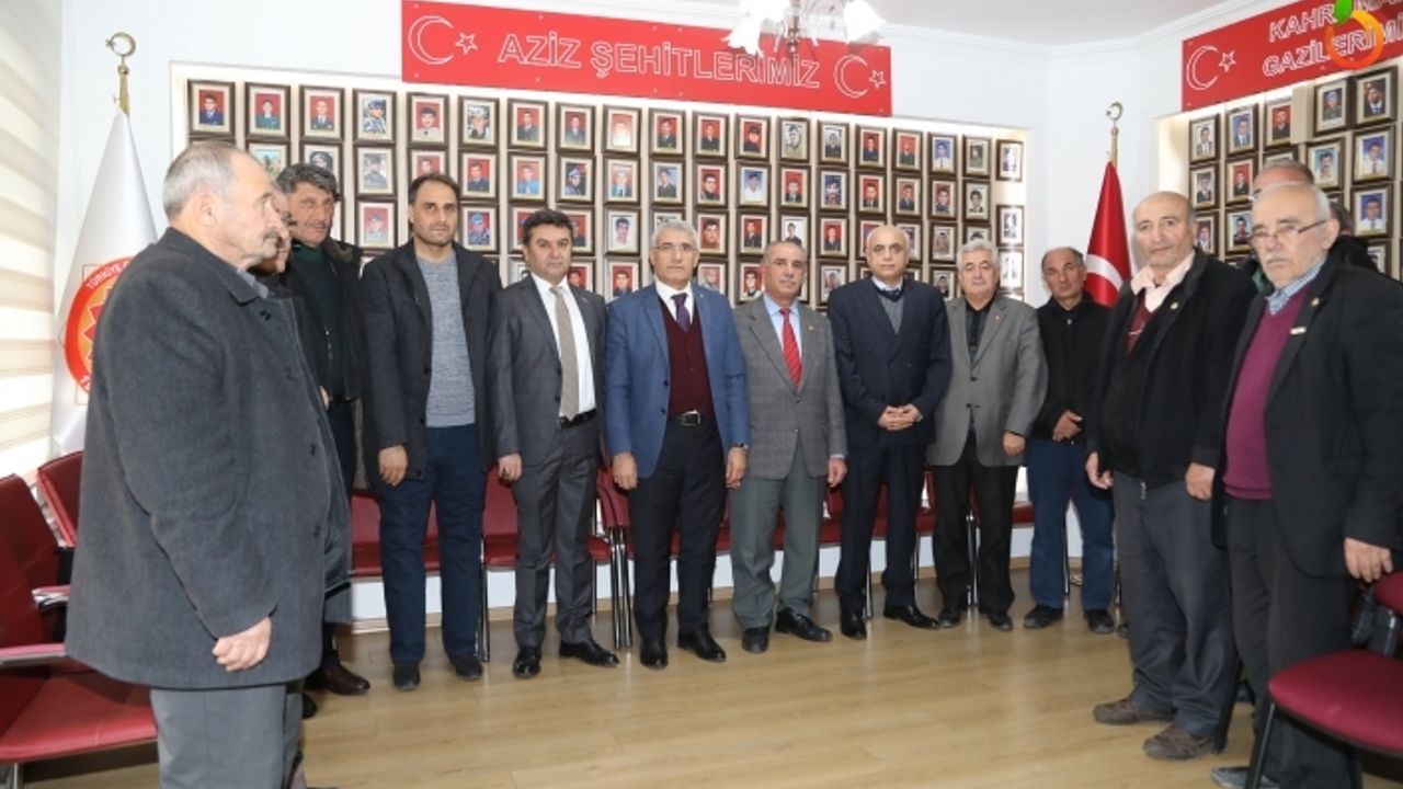 Başkan Güder'den Türkiye Gaziler ve Şehit Aileleri Vakfına Ziyaret