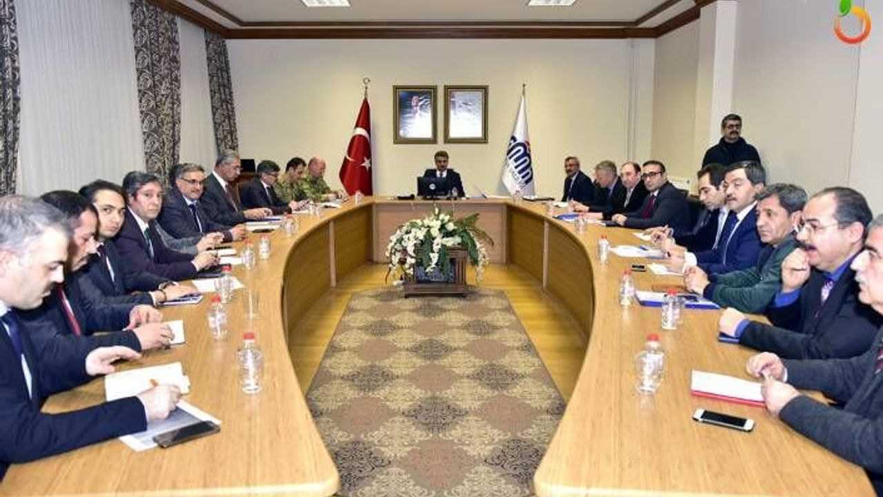 Afet Koordinasyon Toplantısı Düzenlendii