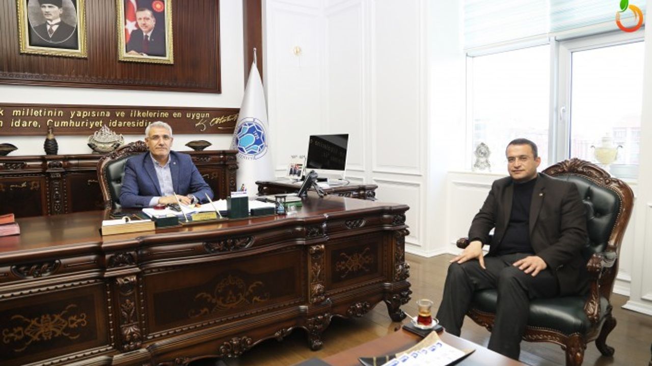 Başkan Güder'in İkramiye Jestine Teşekkür Ziyareti