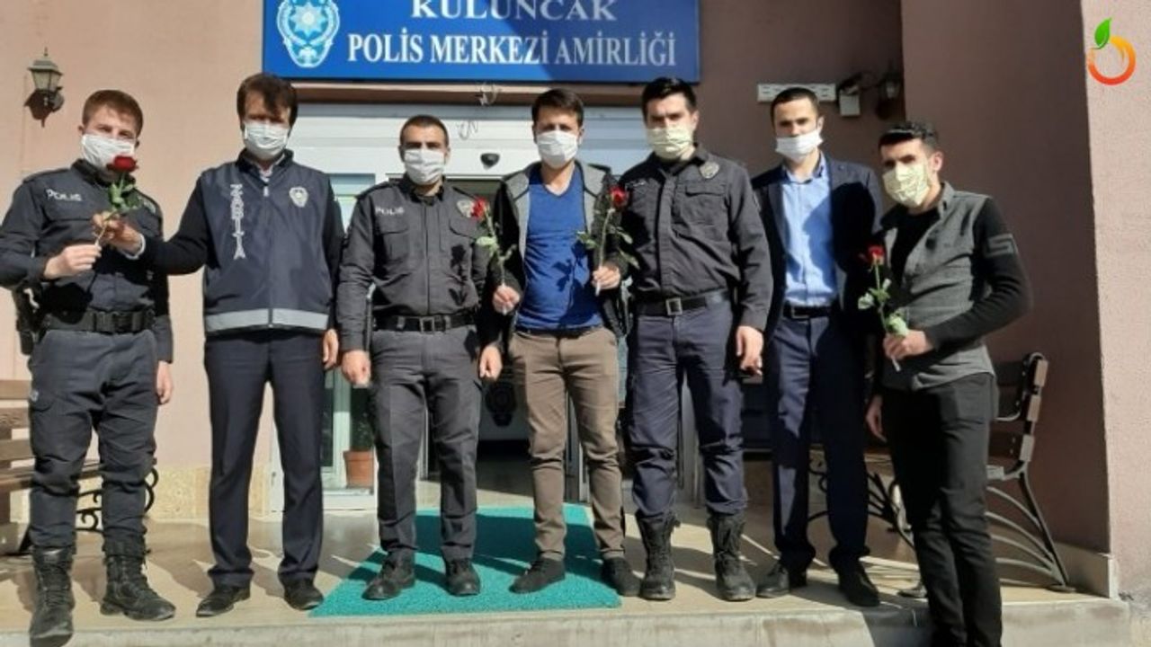 Kuluncak Belediye Ekiplerinden kontrol noktasına ziyaret