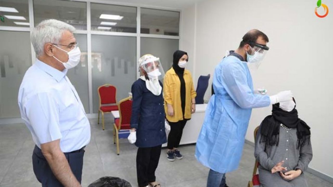 Battalgazi Belediyesi Personeli Covid-19 Testi Yaptırdı