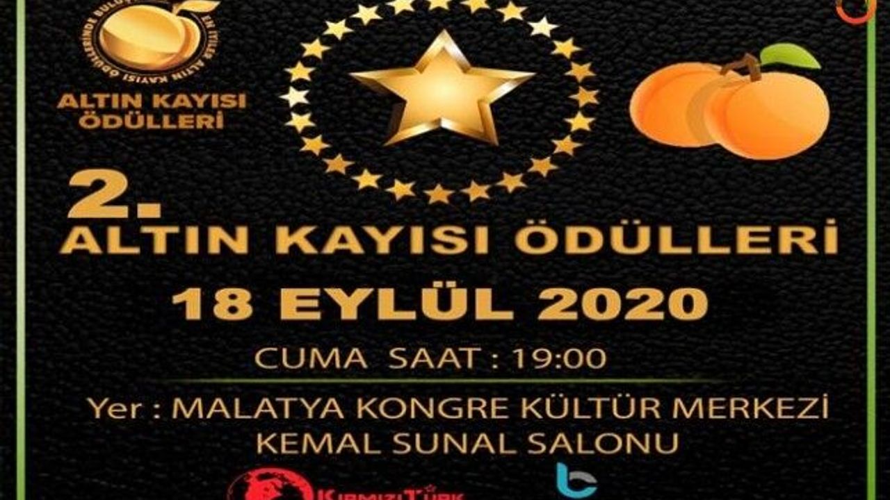 Baştürk Cam 2.Altın Kayısı Ödülleri 18 Eylül'de