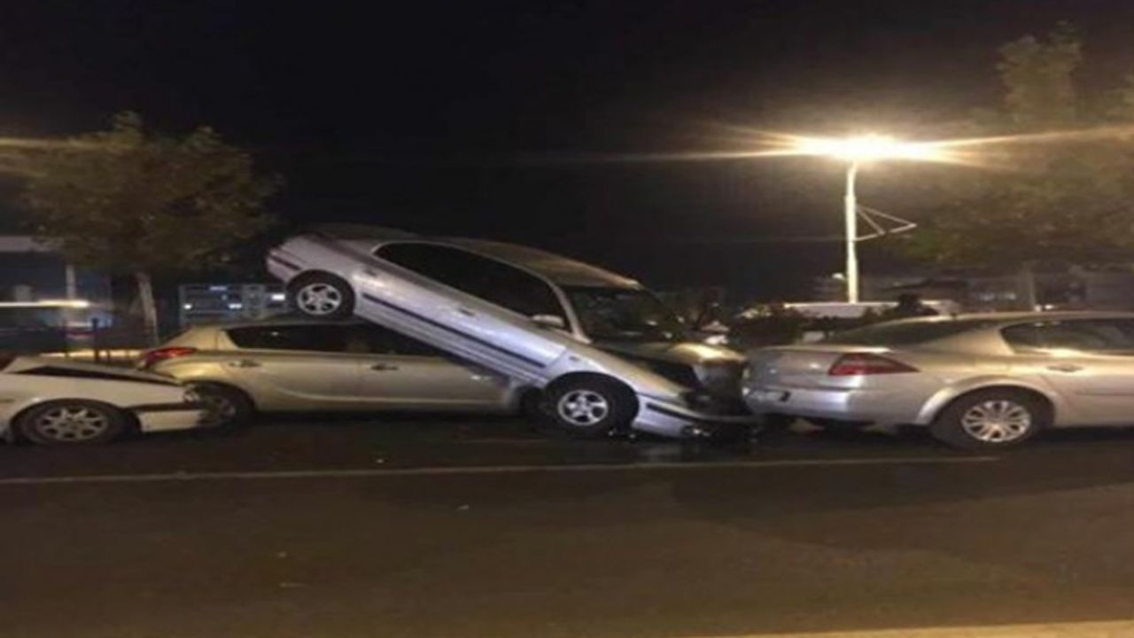 Malatya'da 6 Araç Birbirine Girdi