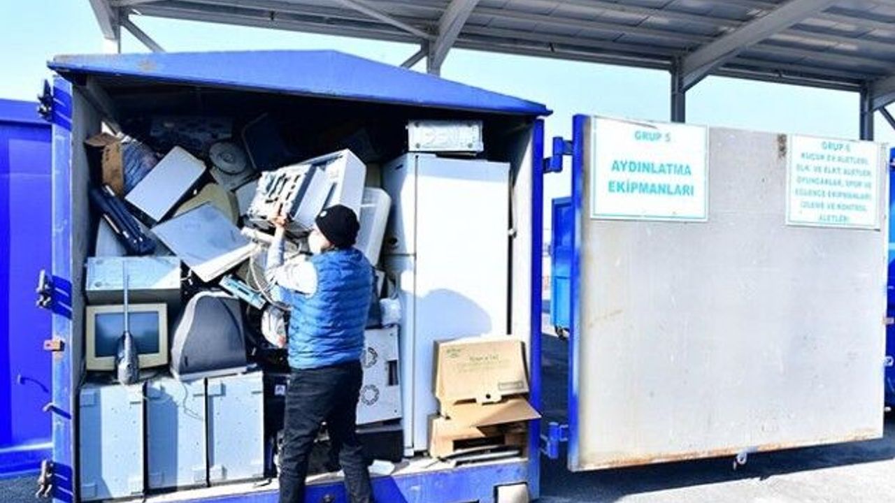3.244 Kg. Atık Elektrik ve Elektronik Eşya Toplandı