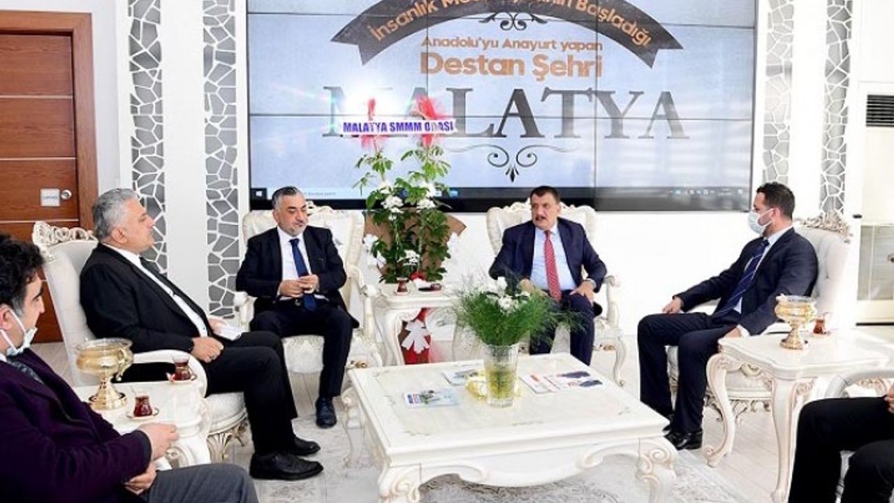 Muhasebeciler Haftası Nedeniyle  Başkan Gürkan’a Ziyaret