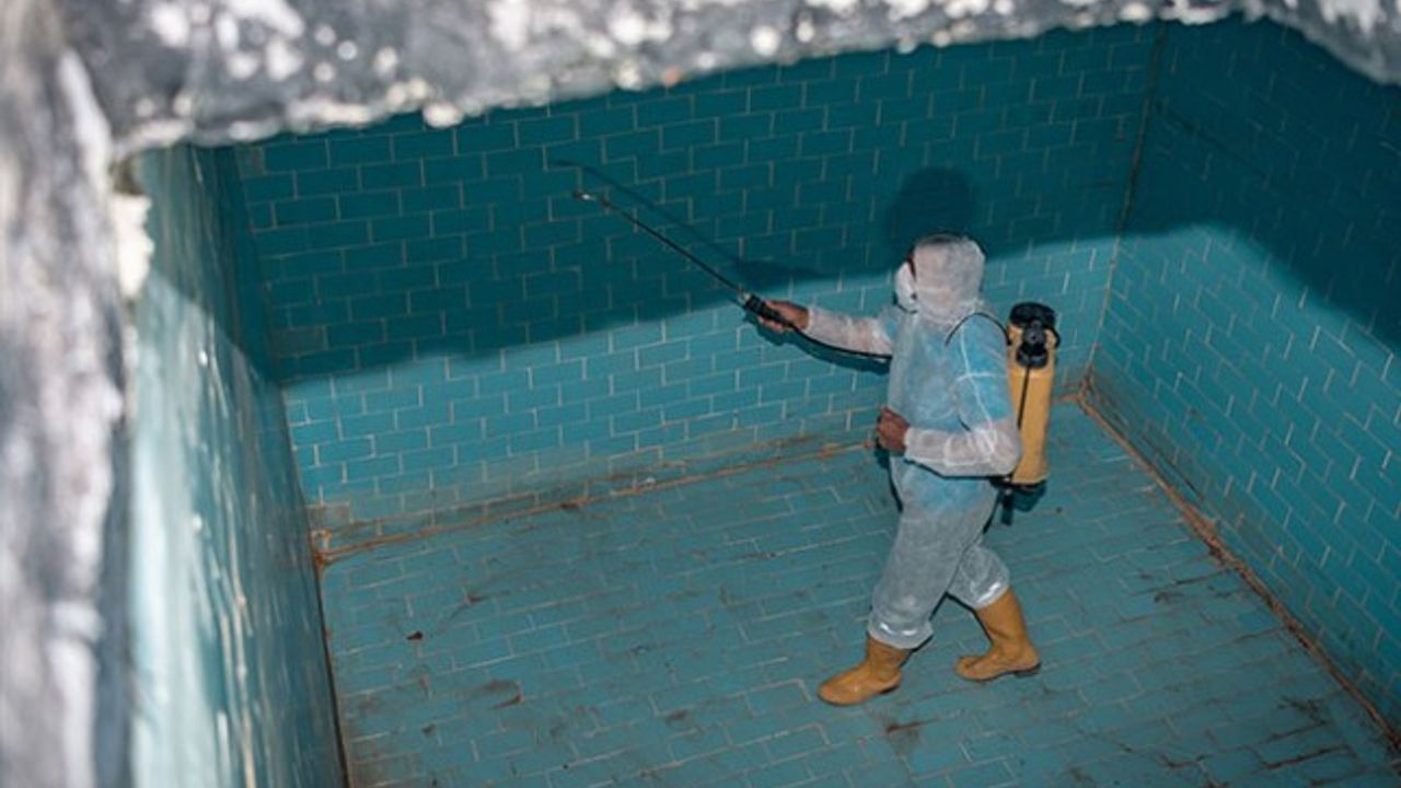 Maski Genel Müdürlüğü Tarafından İçmesuyu Depoları Temizleniyor