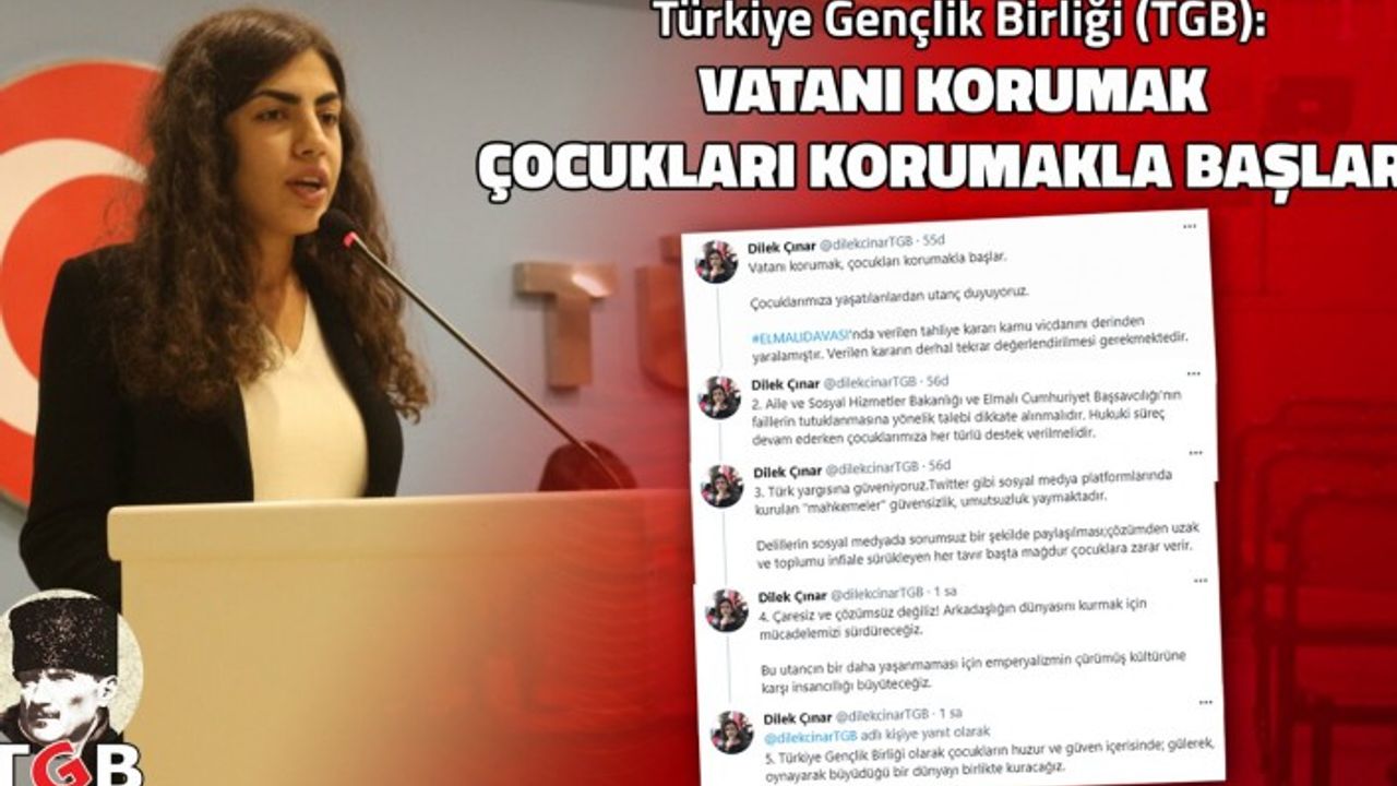 TGB Başkanı Dilek Çınar: 'Vatanı korumak çocukları korumakla başlar'