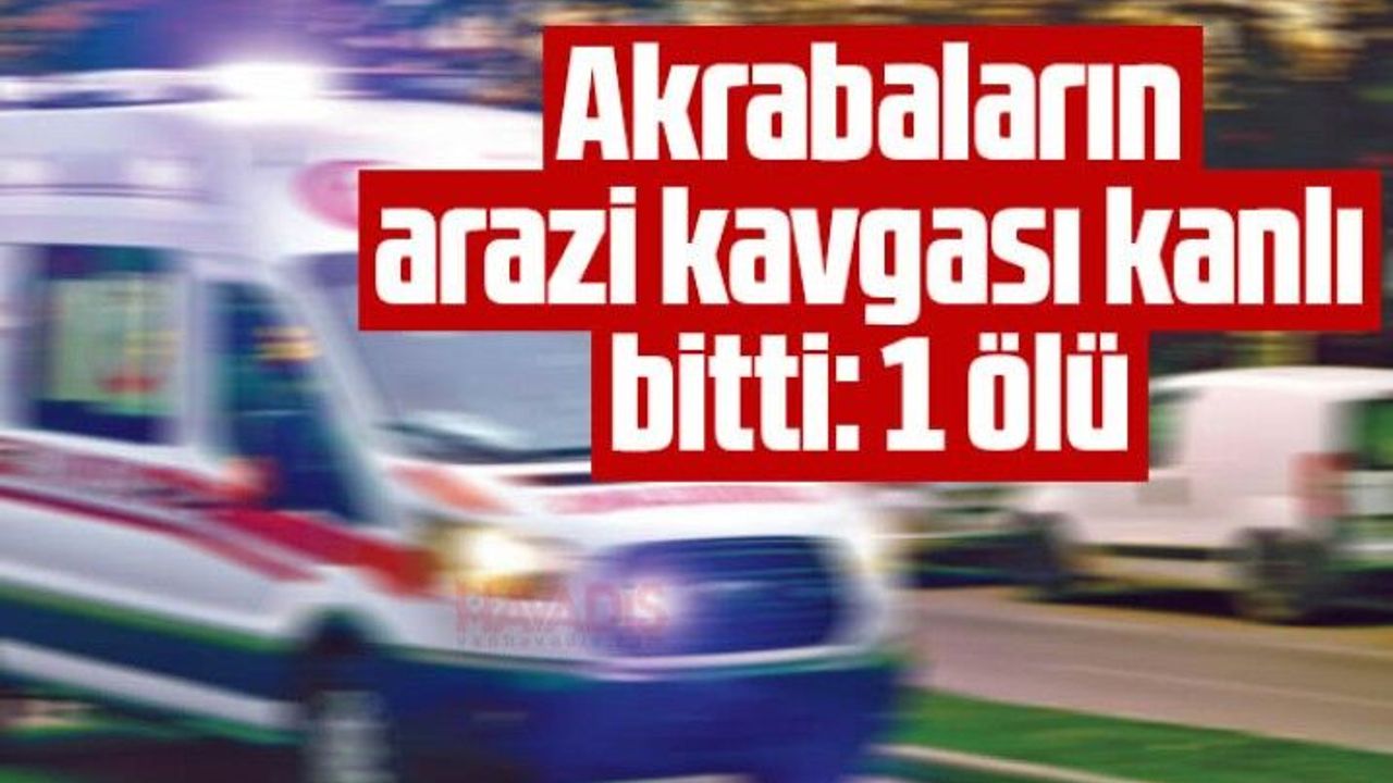 Malatya'da arazi anlaşmazlığı kanlı bitti: 1 ölü