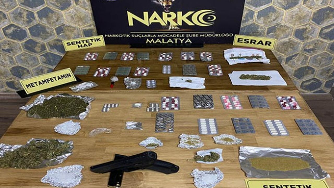 Malatya'da 'uyuşturucu' operasyonu: 21 gözaltı
