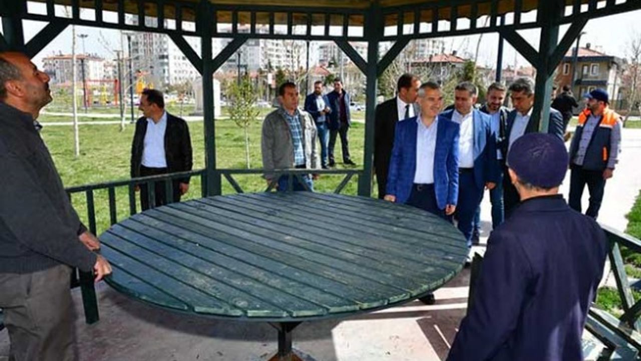 Başkan Çınar, Beylerderesi Şehir Parkında Ki Çalışmaları İnceledi