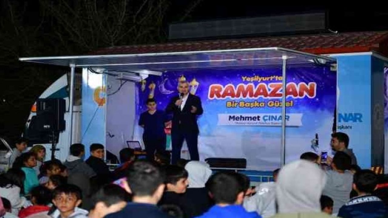 Malatya'da çocuklar için ramazan eğlencesi