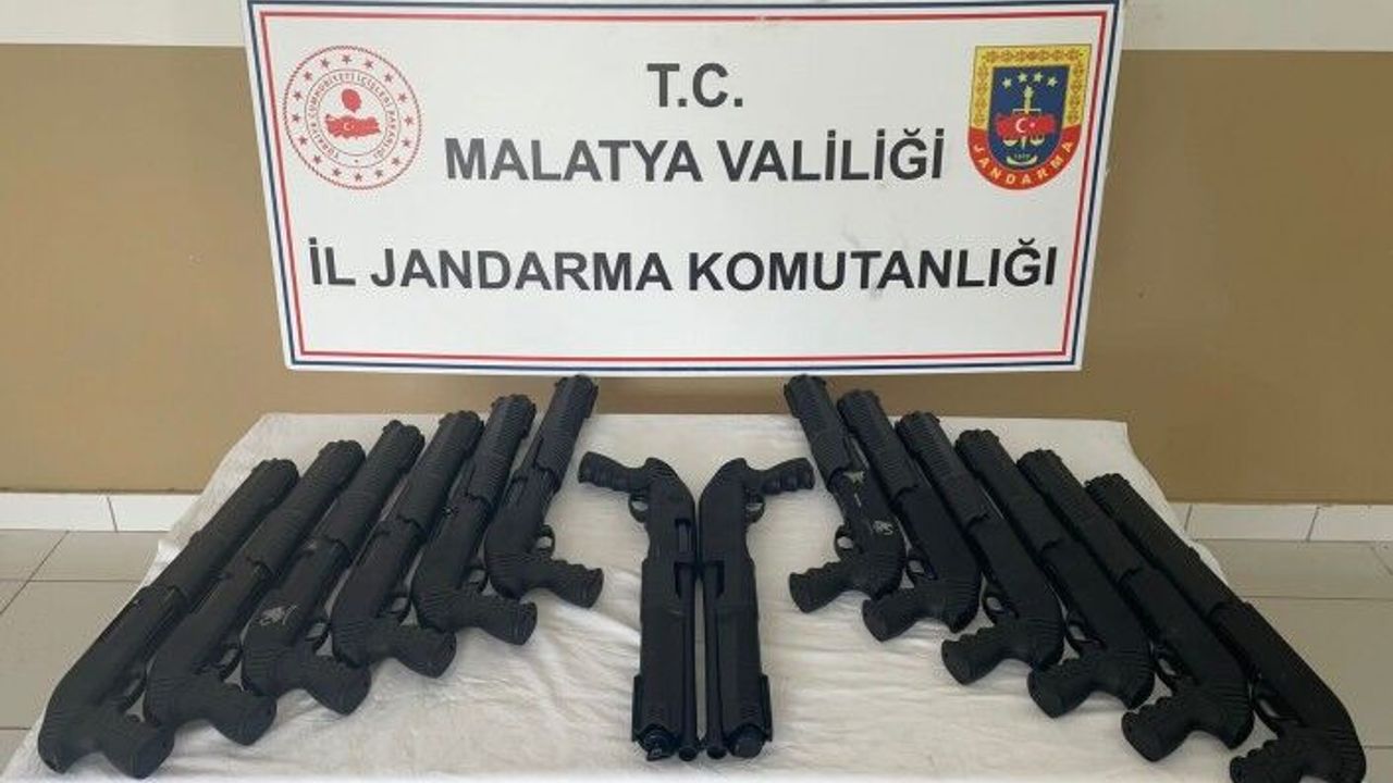 14 adet ruhsatsız av tüfeği ele geçirildi