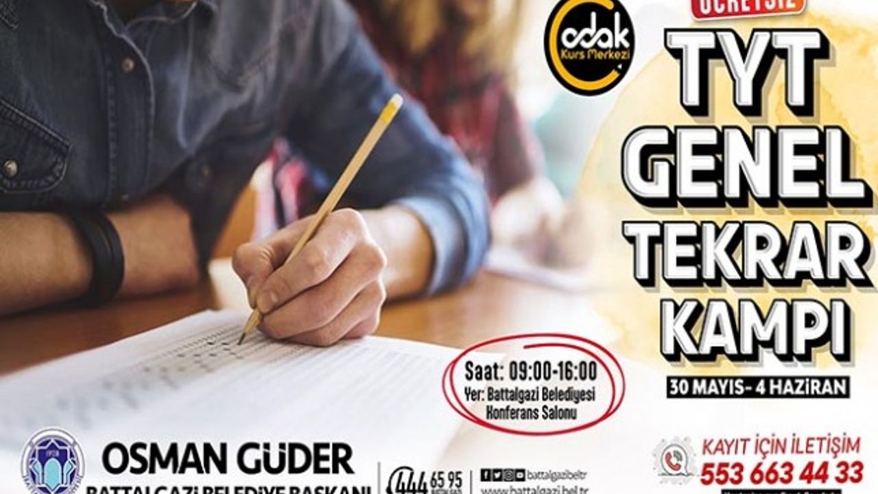 Battalgazi Belediyesi’nden Depremzede Öğrencilere Sınav Desteği