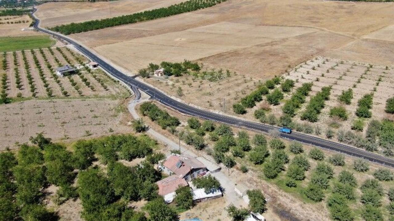 Battalgazi Karahan İle Orduzu Kaldırım Arası Yol Asfaltlandı