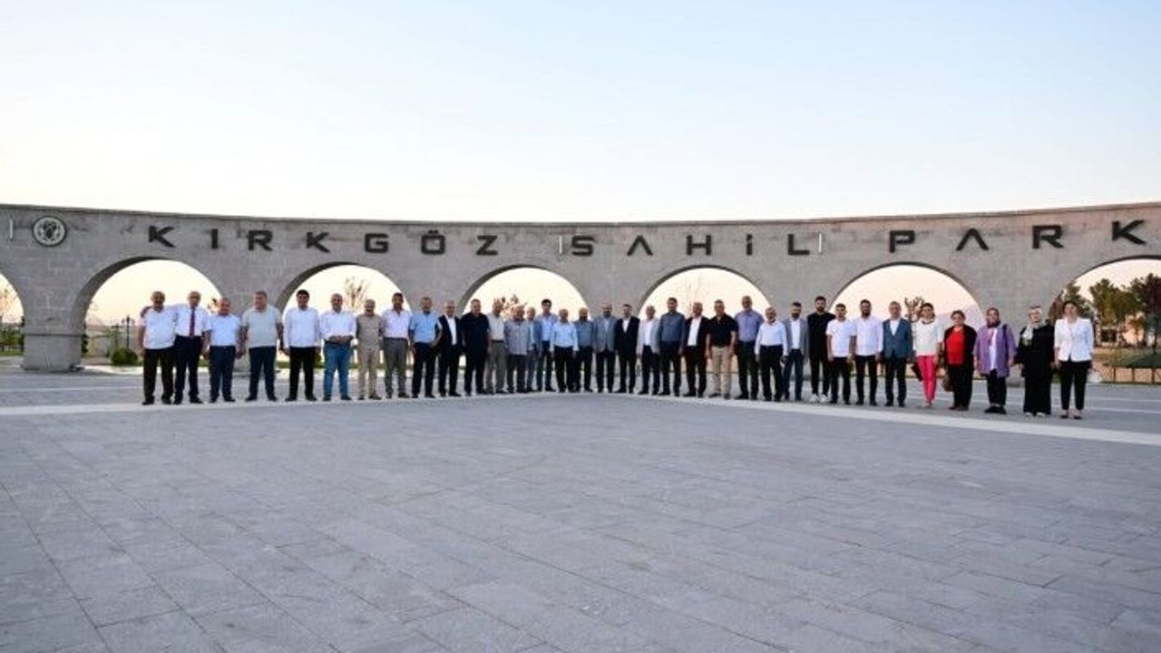 AK Parti’nin Yeni İl Teşkilatı Başkan Güder’in Yatırımlarını Gezdi