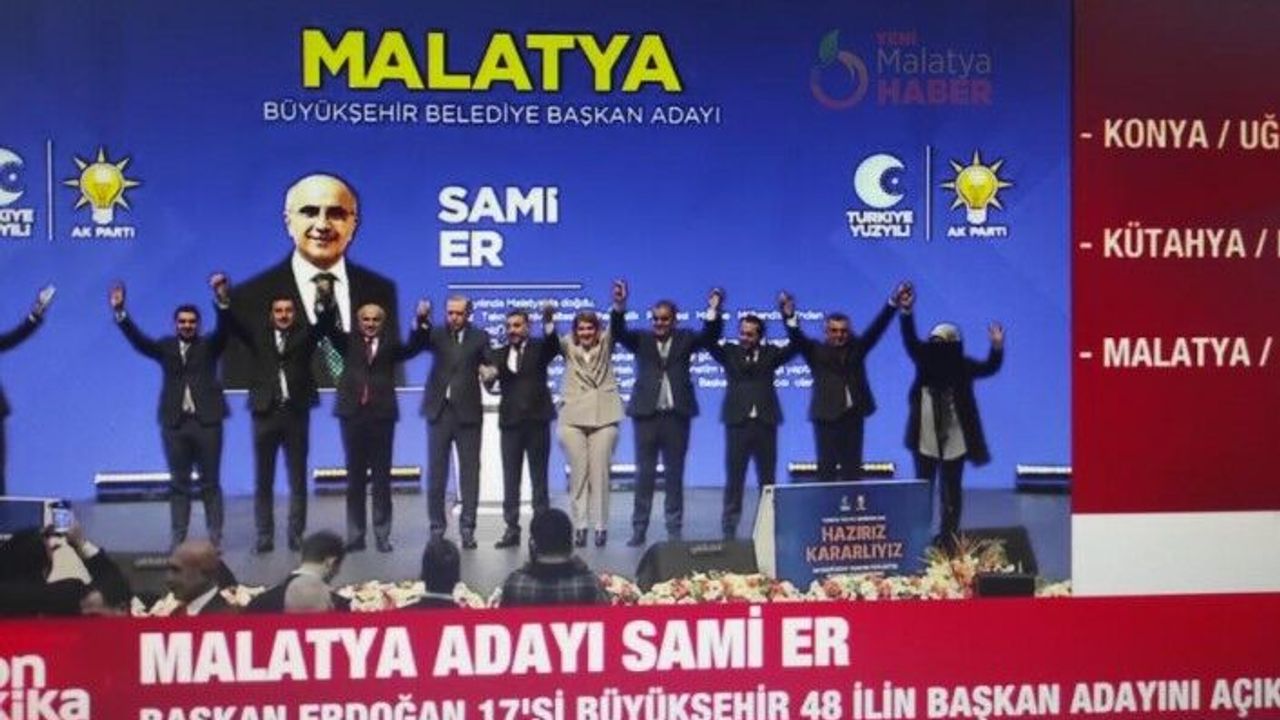 Sami Er Resmen Malatya Büyükşehir Belediye Başkan Adayı Oldu