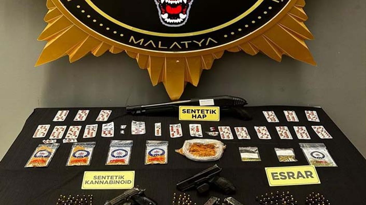 Malatya'da Uyuşturucu Operasyonu; 21 Gözaltı