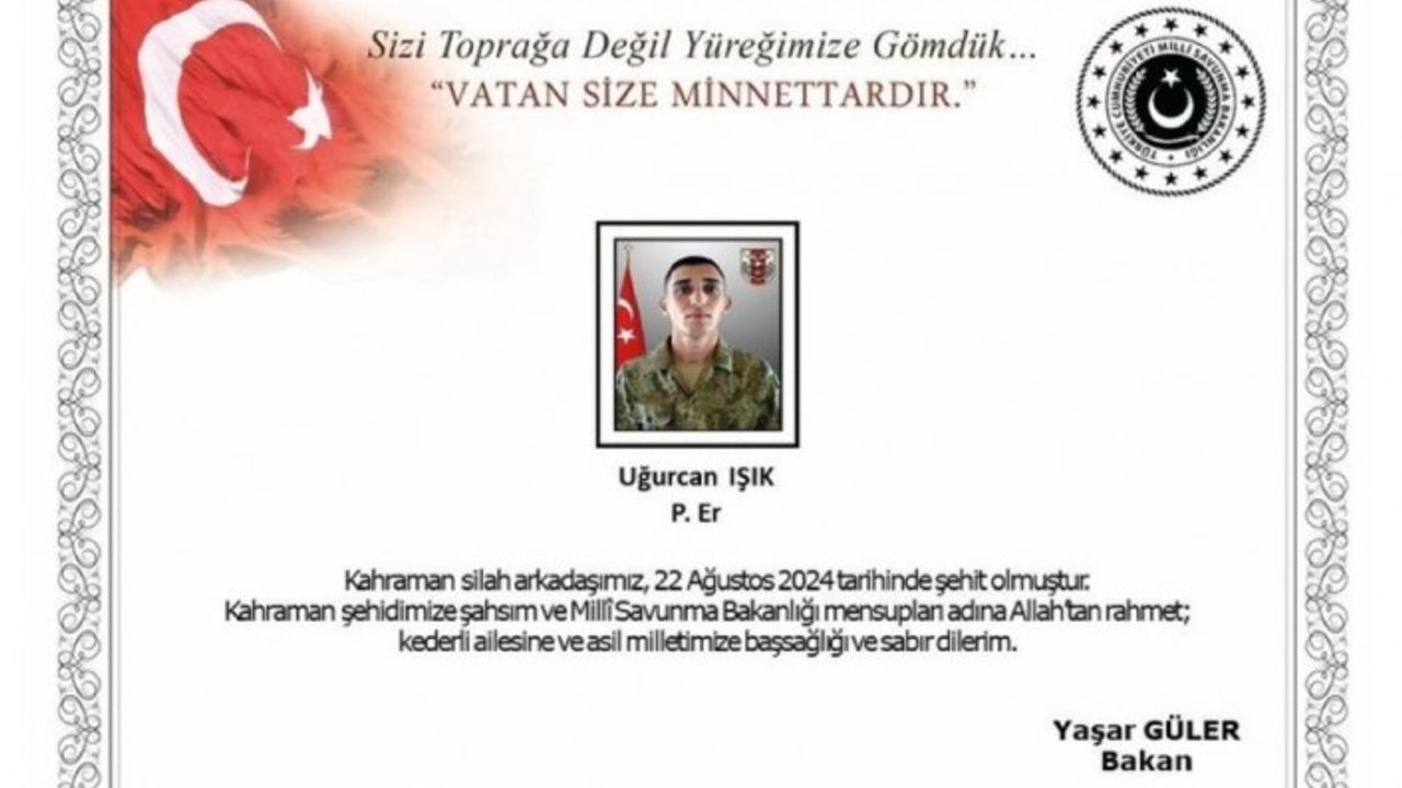 Malatyalı Asker Kıbrıs'ta Şehit Oldu