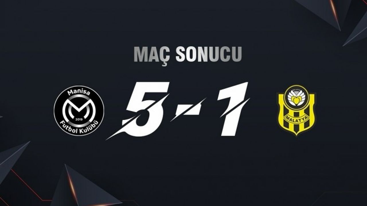 Maç Sonucu: Manisa FK 5-1Yeni Malatyaspor 5-1