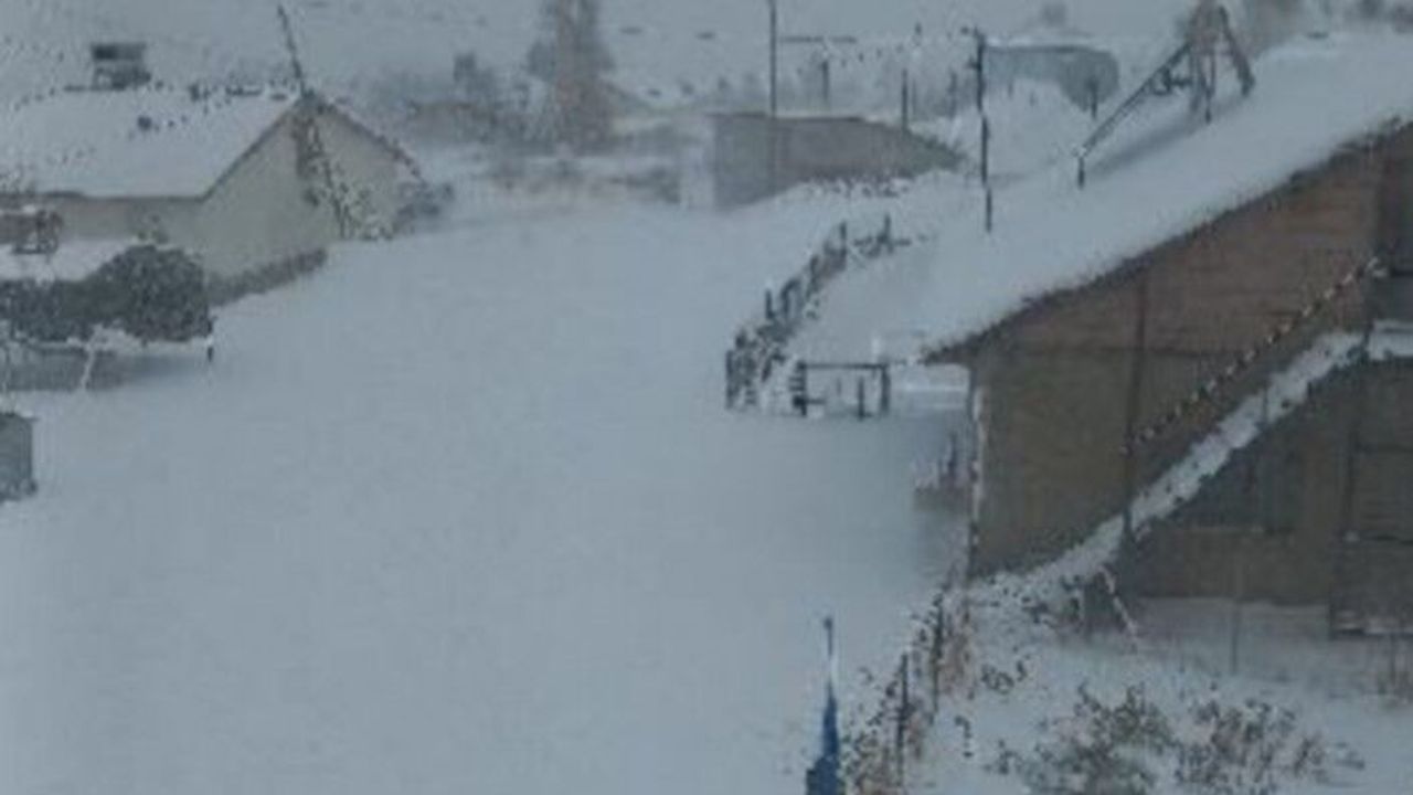 Malatya'da Beklenen Kar Yağışı Başladı