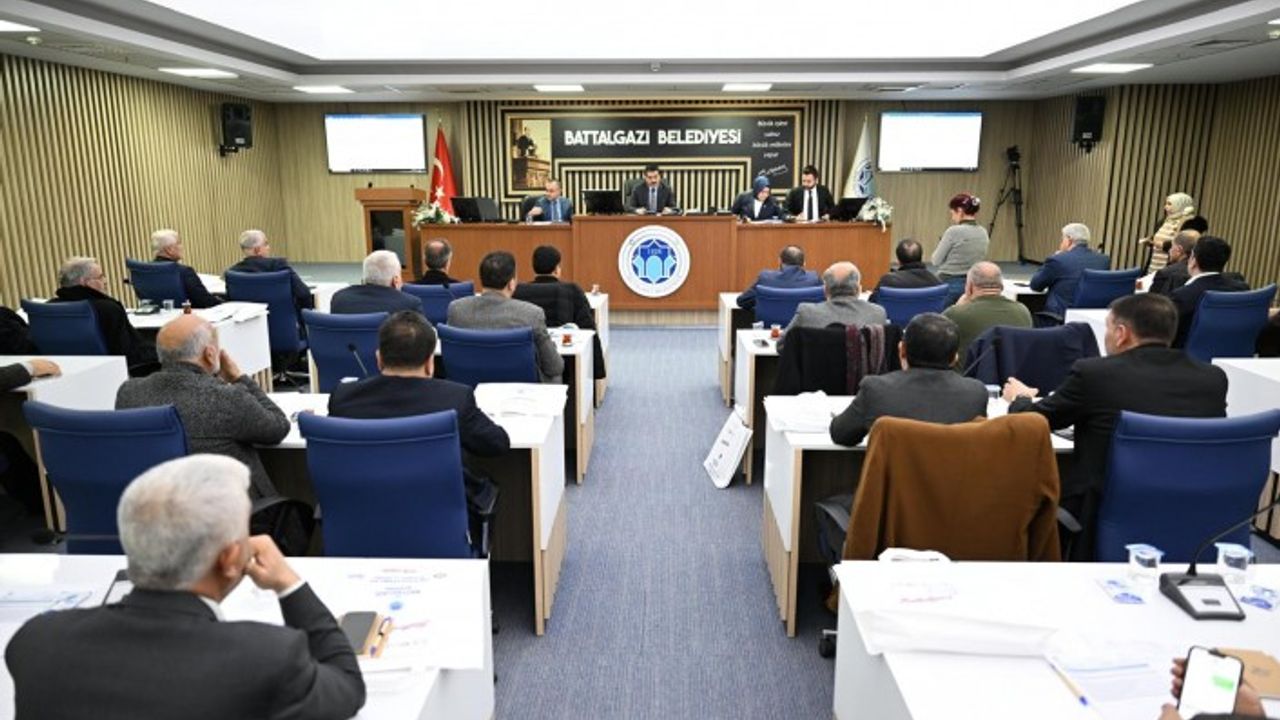Battalgazi Belediye Meclisi 2025 Yılı İlk Toplantısını Gerçekleştirdi
