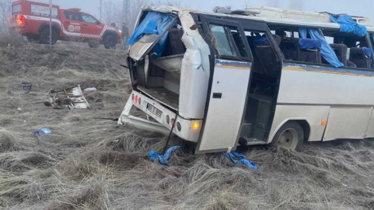 Malatya'da Servis Kazası