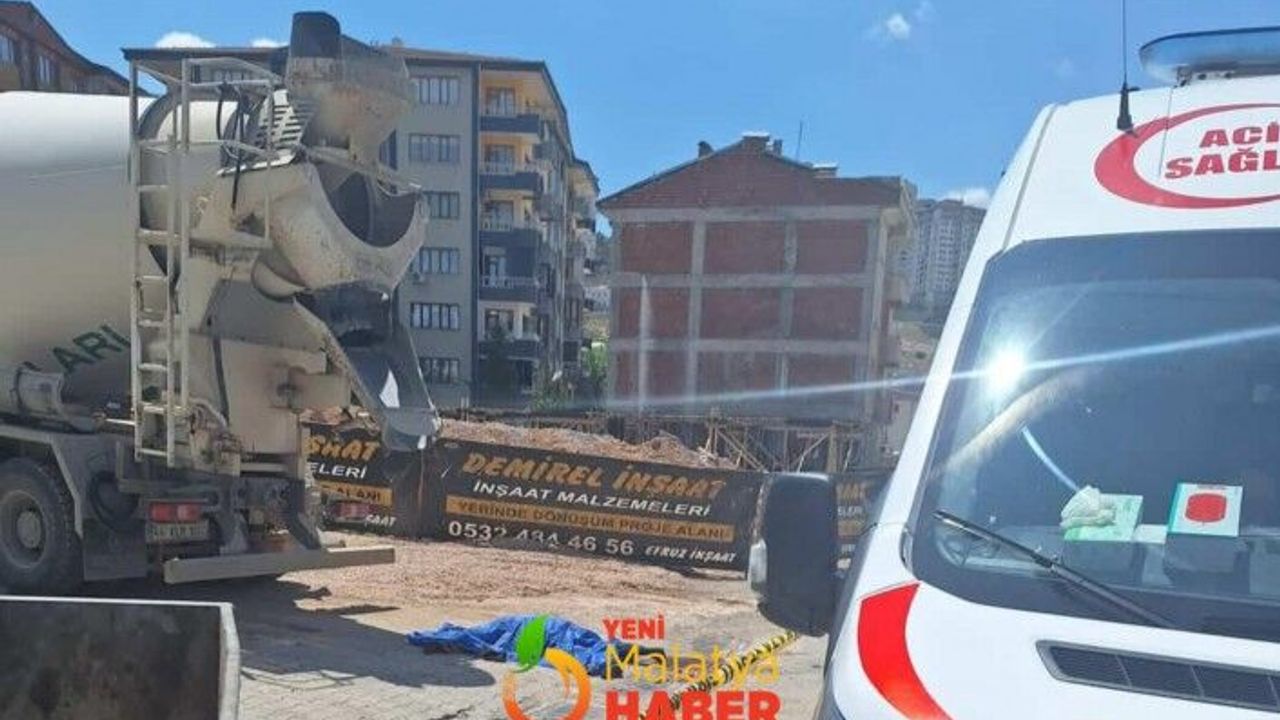 Beton Mikserinin Çarptığı Yaşlı Adam Hayatını Kaybetti