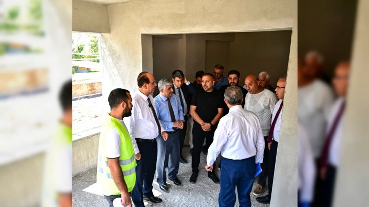 Başkan Geçit, Yeşil Yaşam Evleri (Kentsel Dönüşüm) İnşaatını İnceledi