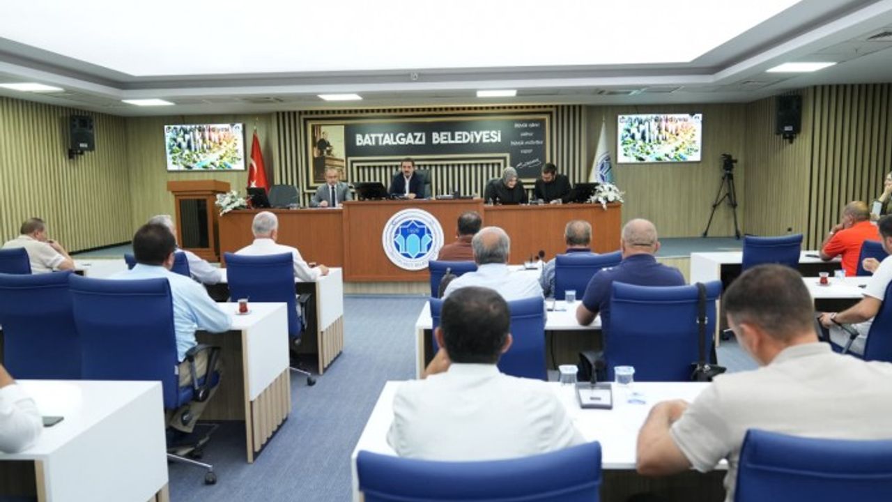 Battalgazi Belediye Meclisi Ağustos Ayı İlk Oturumu Gerçekleştirildi