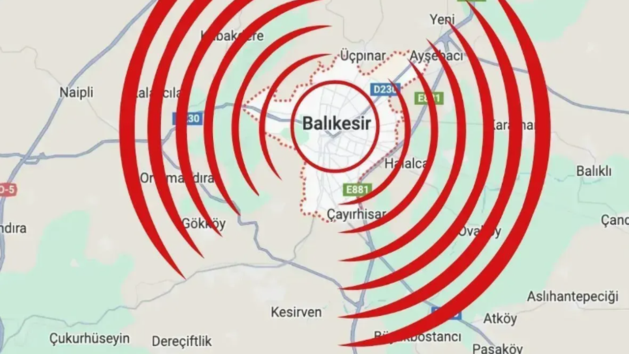 Balıkesir'deki 6.1 Büyüklüğündeki Deprem İstanbul ve İzmir'de Hissedildi