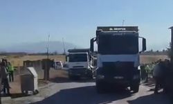 Malatya'da Hafriyat Kamyonları Kontak Kapattı