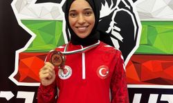Akçadağlı Milli Sporcu Rabia Topuz'dan Altın Madalya