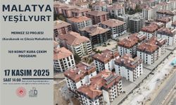 Yeşilyurt'ta 3 Projede Toplam 313 Konut İçin Kura Heyecanı