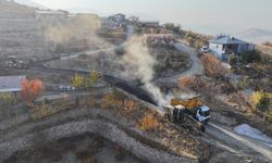 Banazı'da Sıcak Asfalt Çalışması