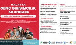 Malatya Genç Girişimcilik Akademisi 28 Mart’ta Başlıyor