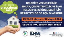 Yeşilyurt Belediyesi Vezneleri Vergi Ödemeleri İçin Resmi Tatilde Açık Olacak