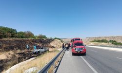 Araba Alev Alev Yandı, 1  Kişi Hayatını Kaybetti