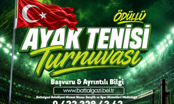 Battalgazi’de Ayak Tenisi Turnuvası