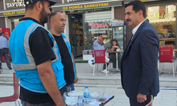Başkan Taşkın’dan Yeni Çarşı Esnafına Ziyaret