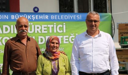 Aydın Büyükşehir Belediyesi’nden Kadın Arıcılara Kovan Desteği