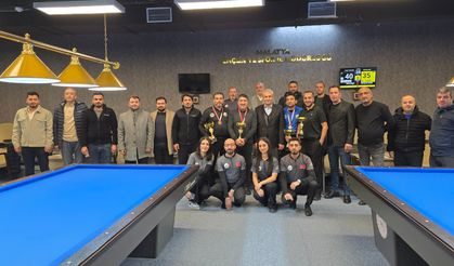 3.Arslantepe 3 Bant Bilardo Turnuvası Tamamlandı