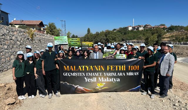 Malatya’nın Fethi’nin 924. Yıl dönümünde 1101 Fidan Toprakla Buluştu