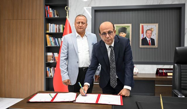 Başkan Geçit, Özalper Mahallesine İnşa Edilecek Taziye Evinin Protokolünü İmzaladı