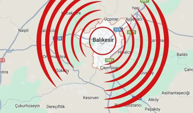 Balıkesir'deki 6.1 Büyüklüğündeki Deprem İstanbul ve İzmir'de Hissedildi