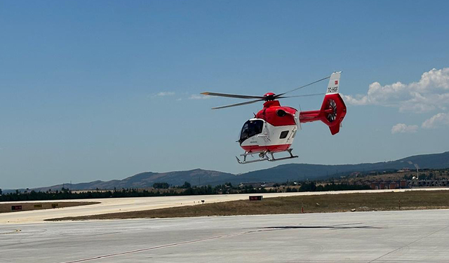 Malatya'da Ağaç Kesimi Sırasında Uçuruma Yuvarlanan Kişi Helikopterle Kurtarıldı