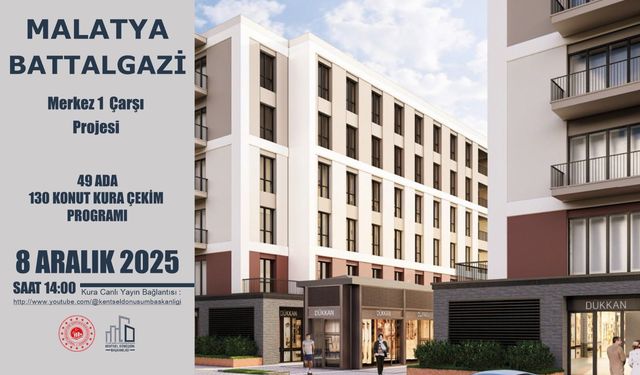 Battalgazi’de Merkez 1 Çarşı Projesi Kurası Çekiliyor