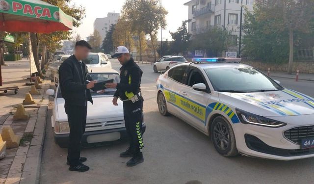 Malatya’da Drift Yapan Sürücü Yakalandı