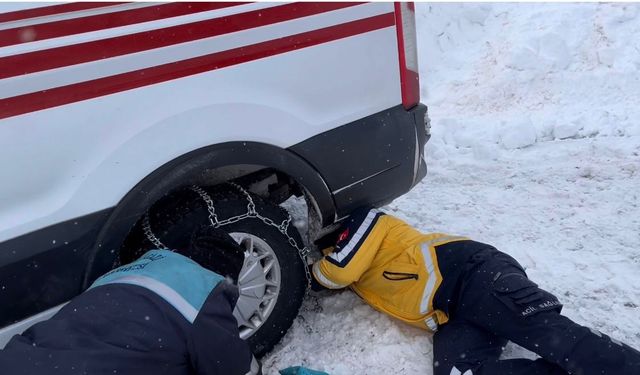 Battalgazi’de Zamanla Yarış: Sağlık Ekipleri Hastaya İş Makinesiyle Ulaştırıldı