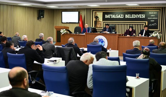 Battalgazi Belediyesi Meclisi Toplandı