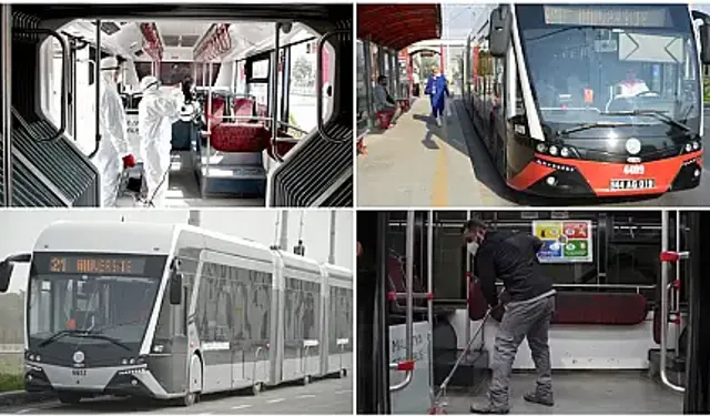 MOTAŞ'tan Trambüslere Titiz Bakım